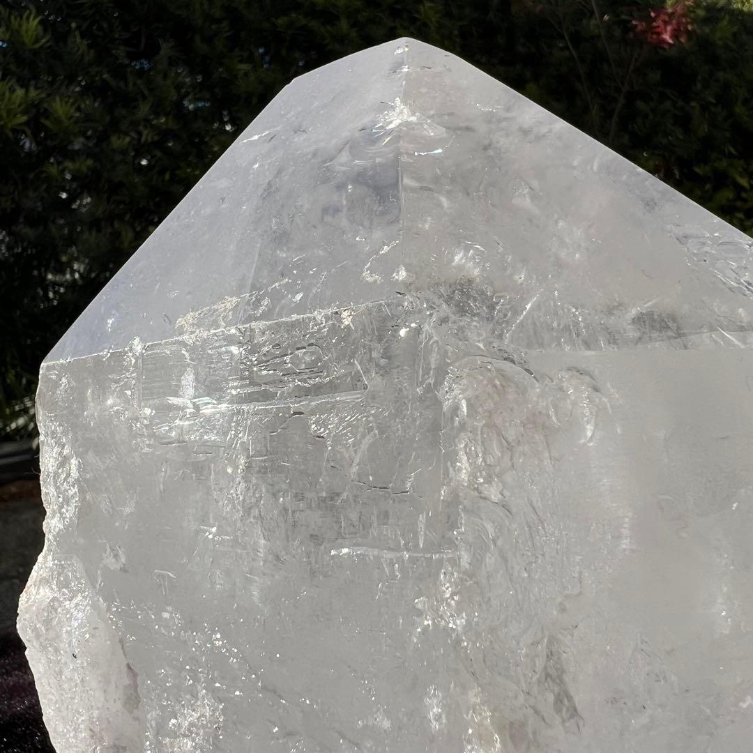 ✳️超破格‼️大迫力✨訳あり商品✨ハイクオリティ✨虹入り 水晶 六角柱 原石 天然石