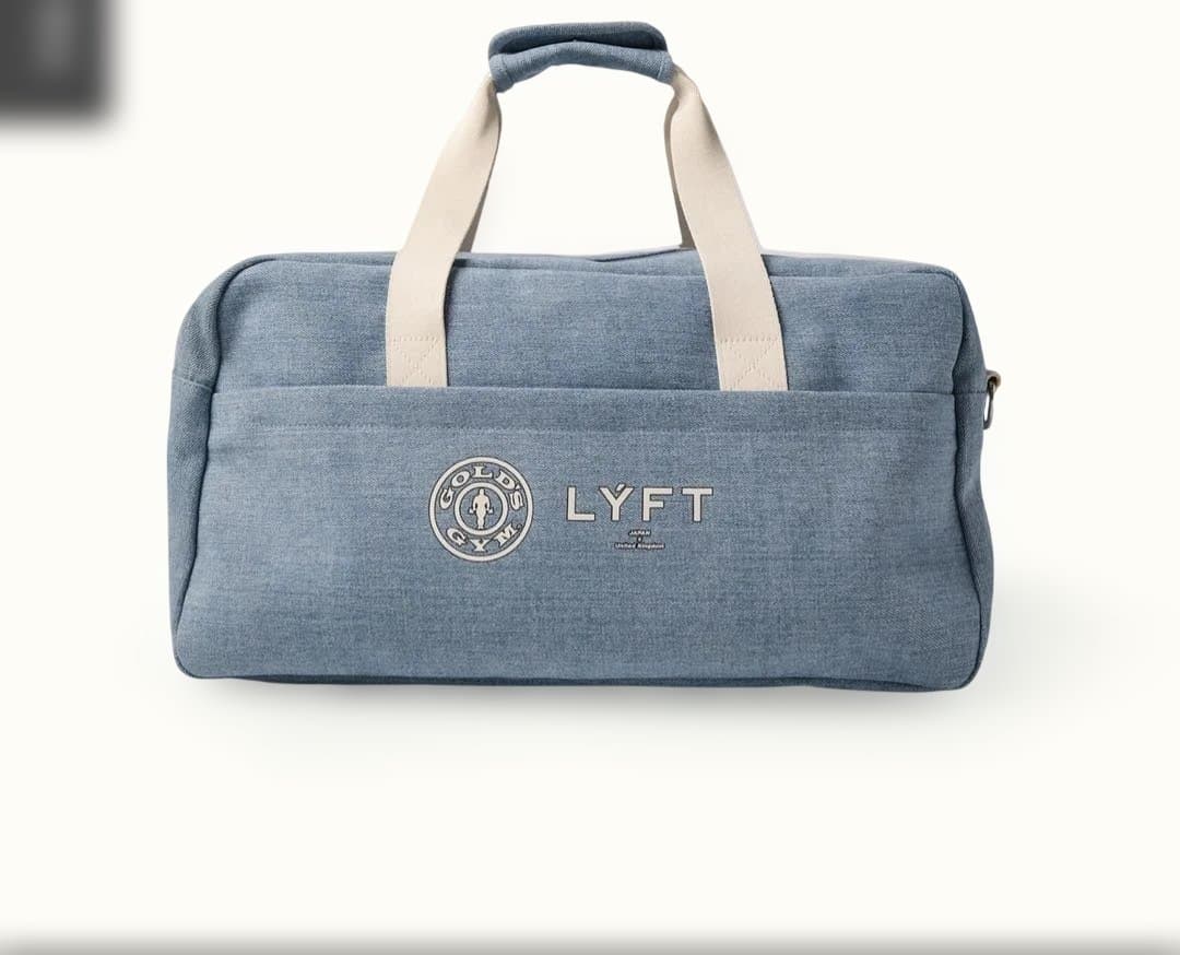 LYFT ゴールドジム コラボ 2WAY DUFFLE BAG - BLUE