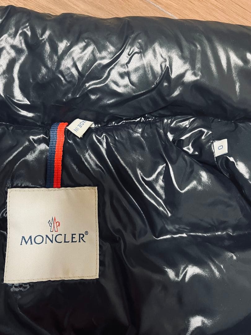 MONCLER モンクレール ロゴ チベットTIBET ダウンベスト黒サイズ0