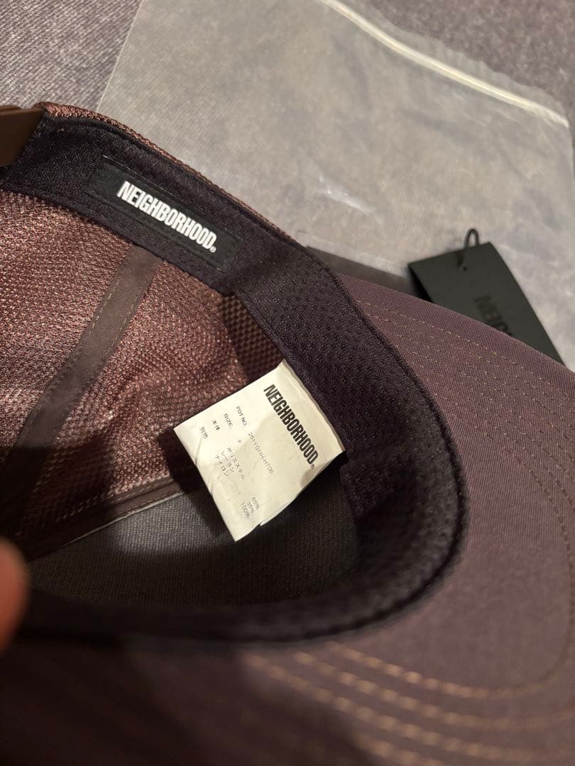 NEIGHBORHOOD ブラウン トラッカーキャップ