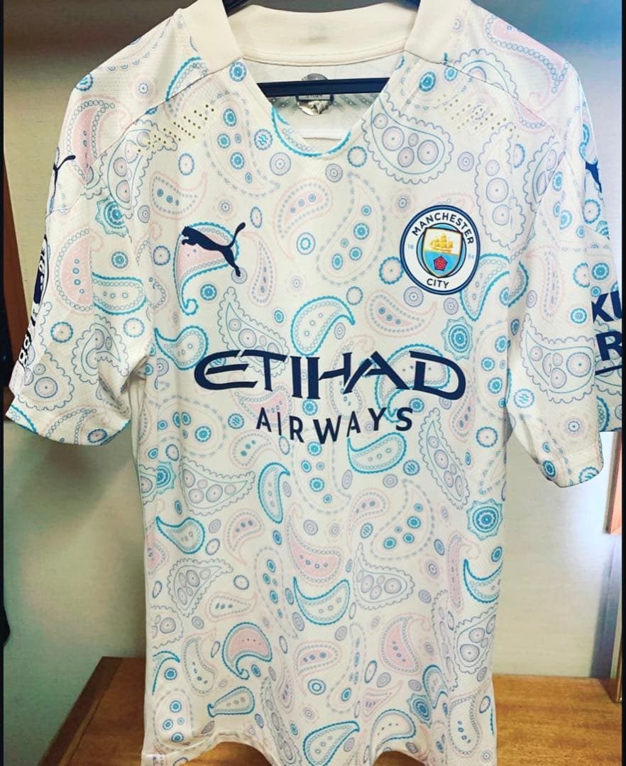 マンチェスターシティ　フォーデン　直筆サイン入り支給品ユニフォーム　証明書付き