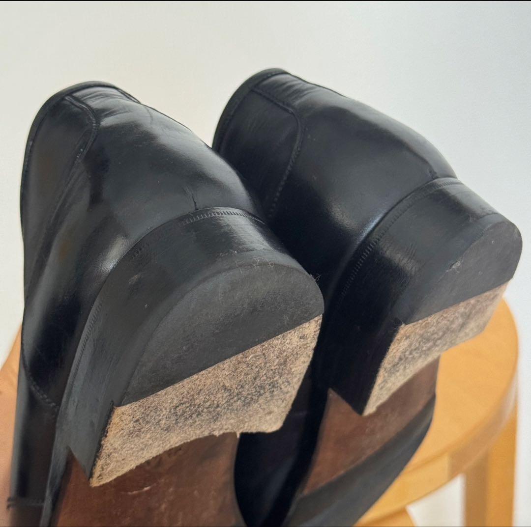 Le Yucca’s レユッカス チャッカブーツ 43 ブラック レザー