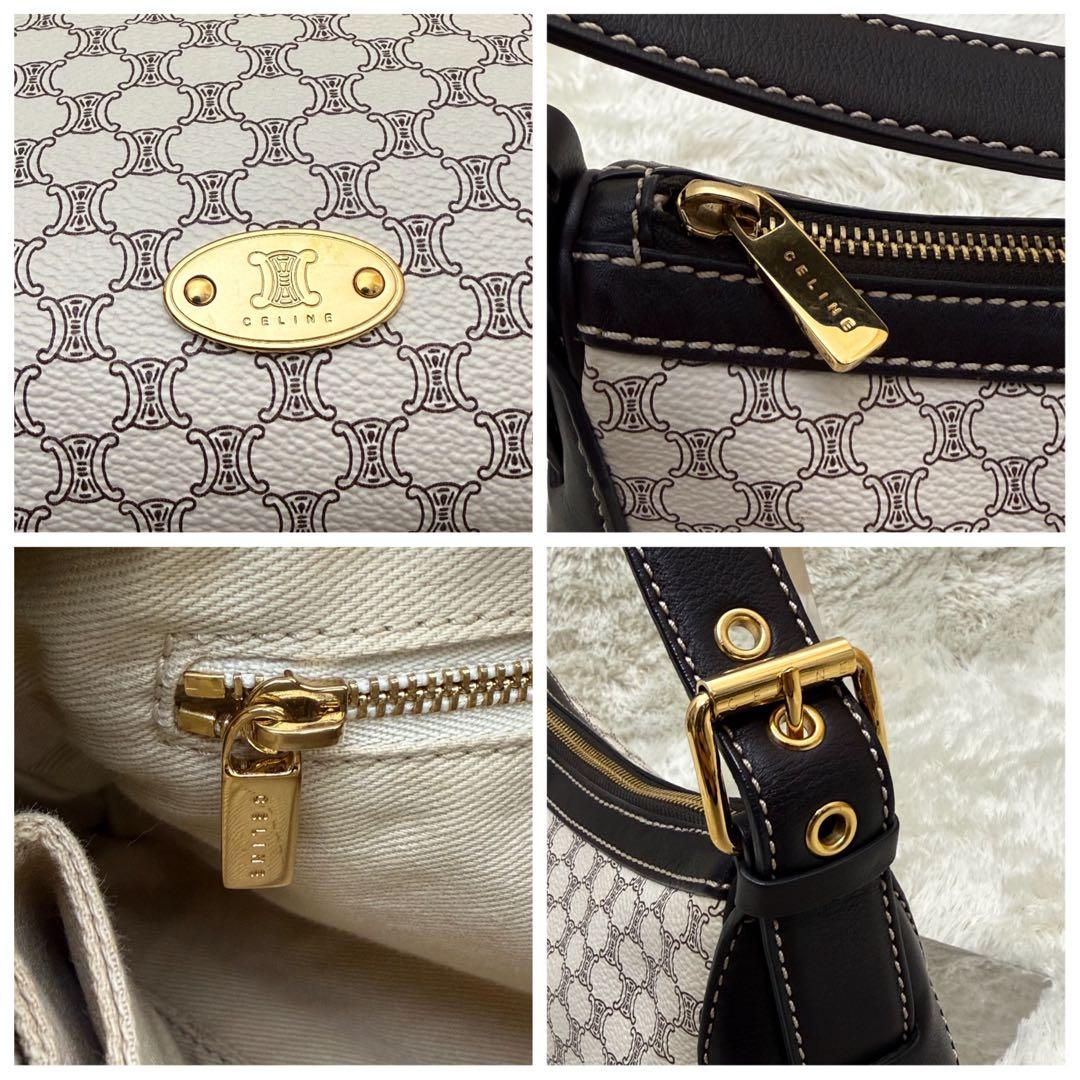 【最終価格】セリーヌ ワンショルダーバッグ アクセサリーポーチ マカダム 90s