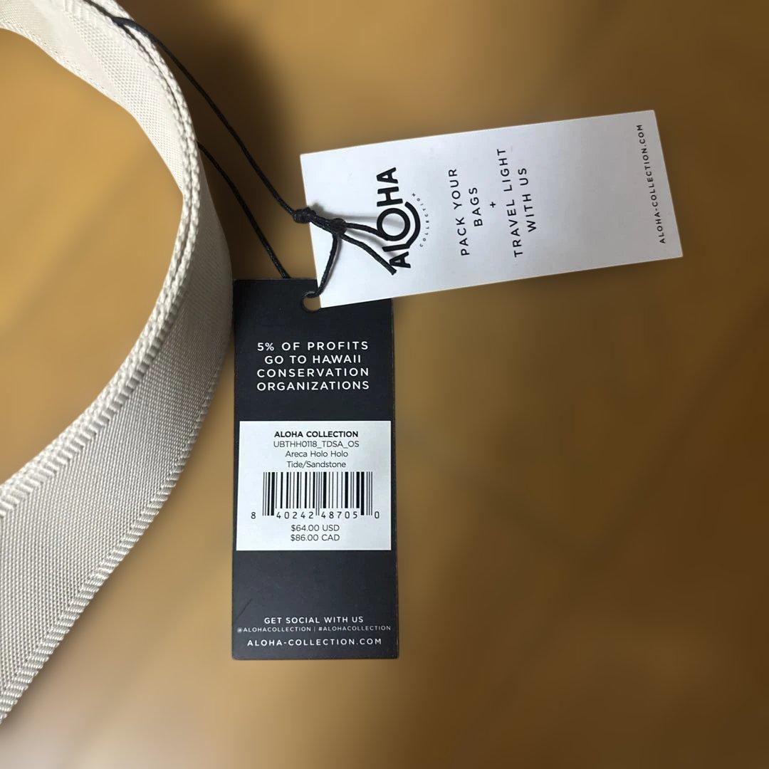 ALOHAパームリーフ柄 エコバッグ 大型