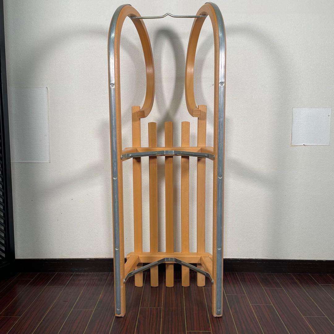 レア ドイツ製 Gloco 木製 ソリ 天然木 ブナ材 曲木 ディスプレイ