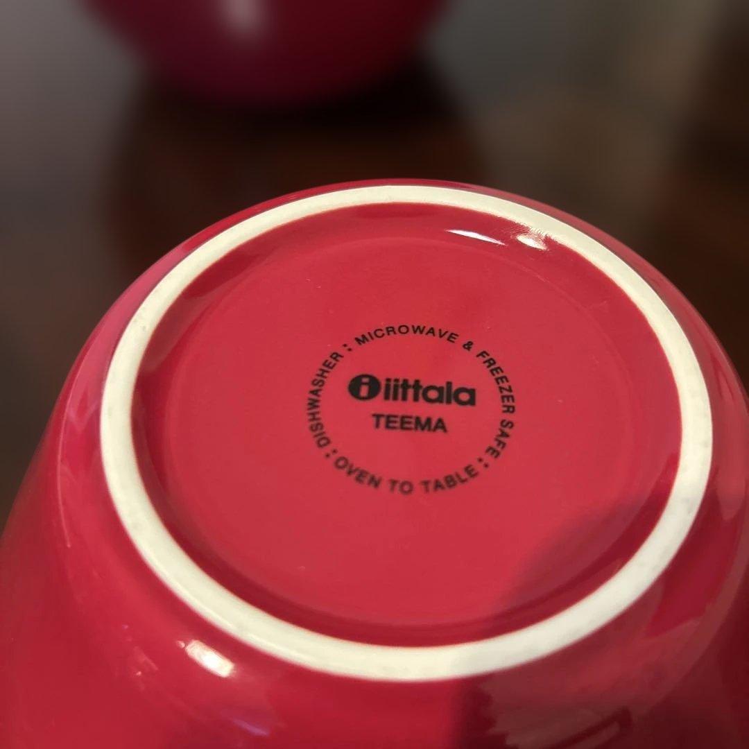  Teema レッド ７枚セット