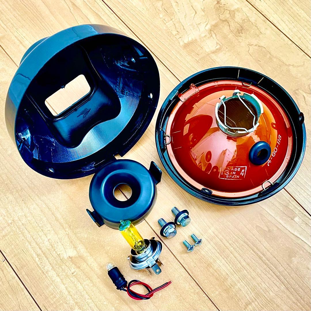 当時物 CIBIE シビエ 凹み ヘッドライト 160φ バブ CB250T