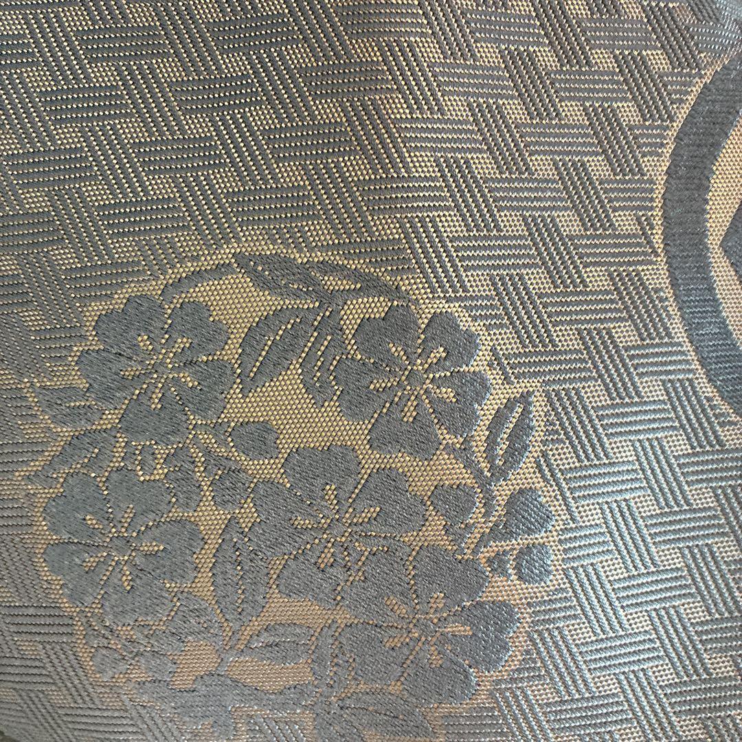 付け下げ　フルセット　着物　正絹　訪問着　袷　色紙　万寿菊　G4