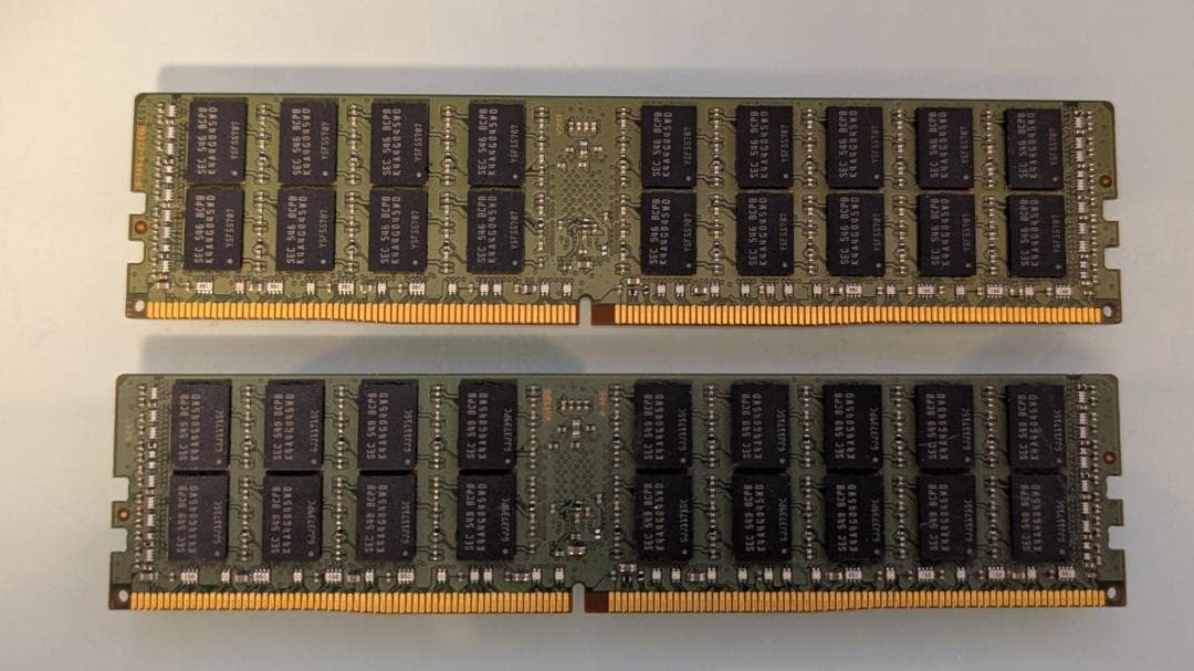 Samsung DDR4 16GBx2枚 計32GB PC4-2133P