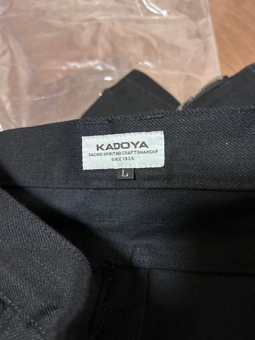KADOYA CORSA DENIM VMX MOTO ブラック L