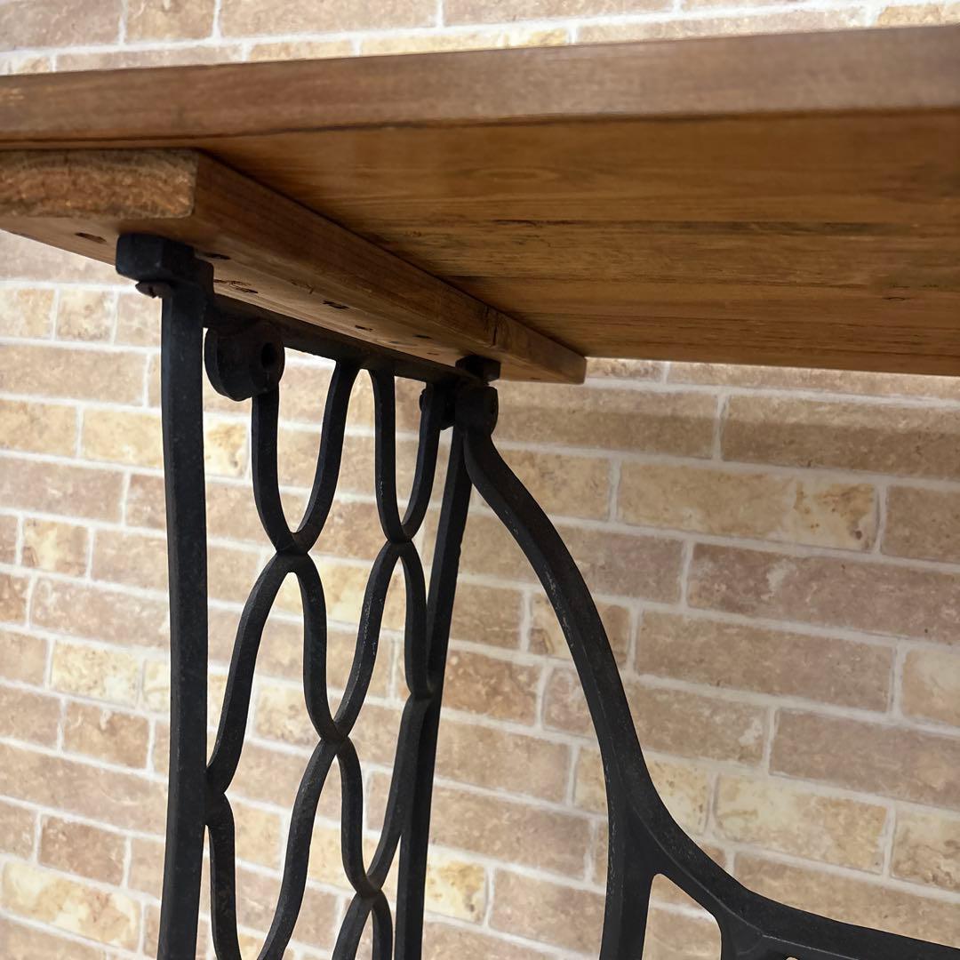 シンガー　ミシン台　網目ミシン脚　アンティーク