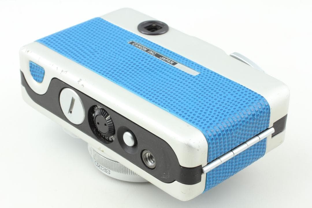 【整備済　美品】ブルー Canon Demi EE17　ハーフカメラ　露出計OK