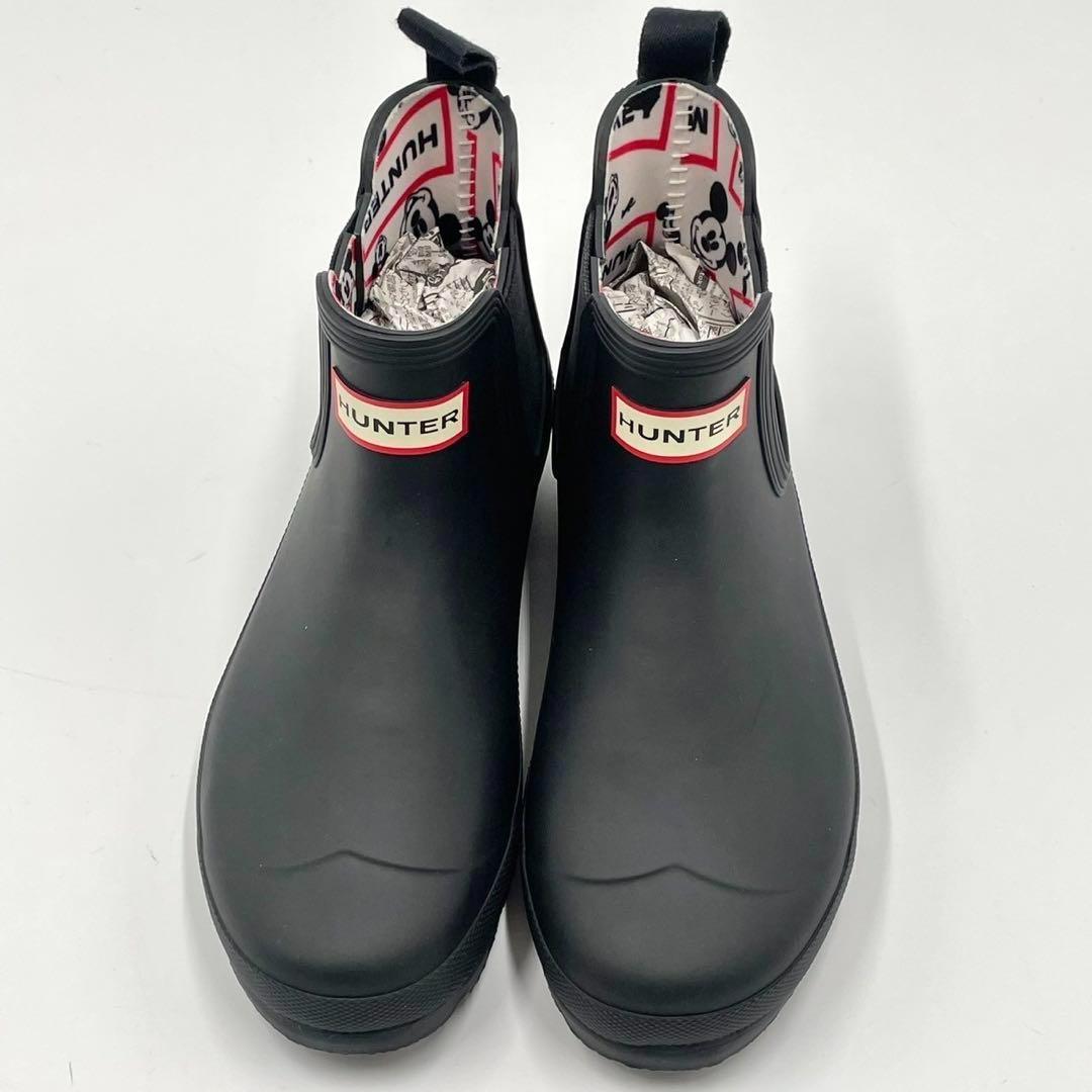 【未使用に近い】HUNTER ハンター ディズニー ミッキー レインブーツ