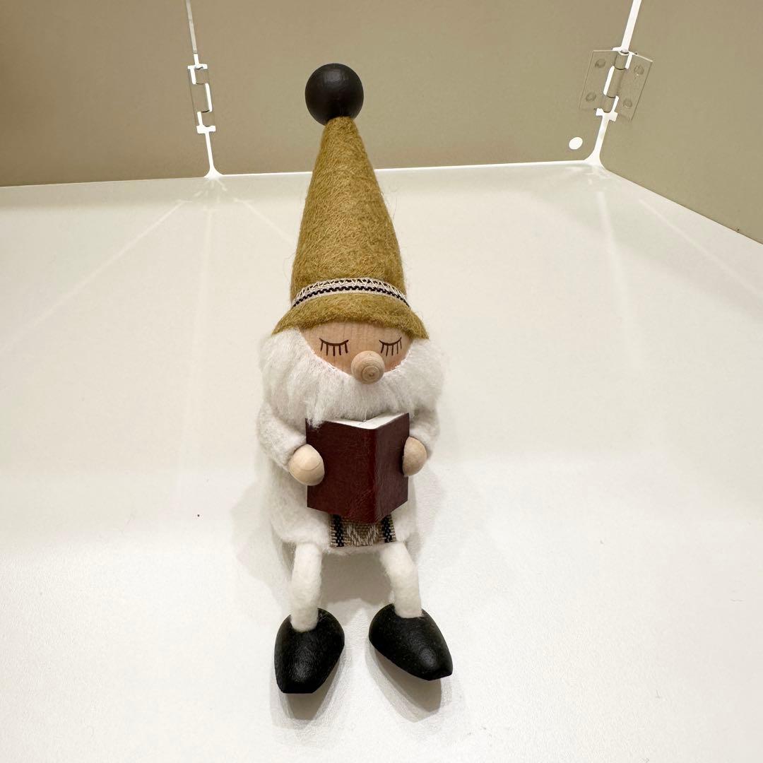 ノルディカ ニッセ クリスマスを待ちのぞむニッセ 2体セット　ベンチ付き