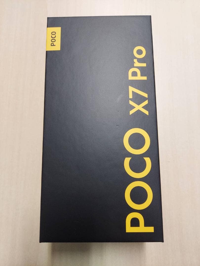 [新古品] POCO X7 Pro 8GB+256GB ブラック [フィルム付]