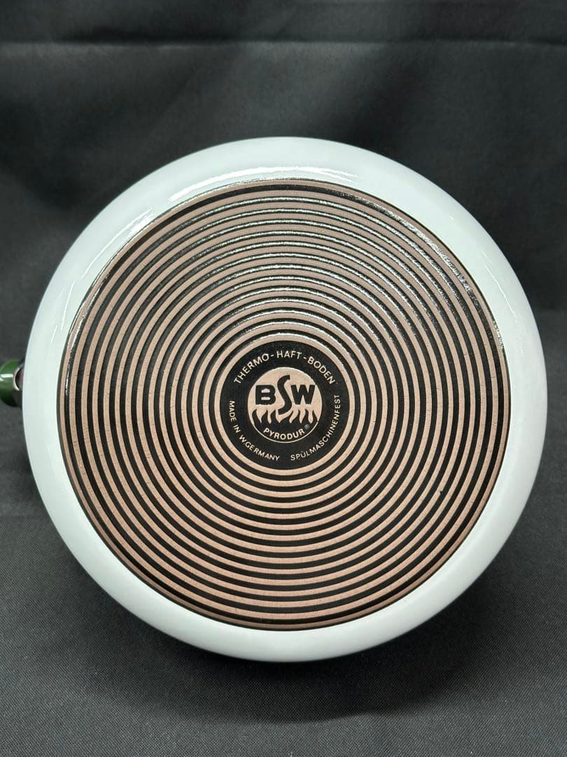 【保管品】BSW 西ドイツ製　ケトル　ホーロー　ほうろう　2.9L 20cm
