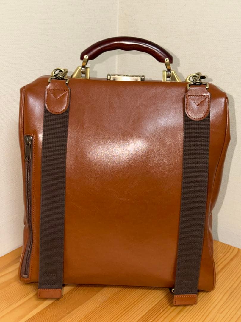 【極美品・カリン木手】豊岡鞄 YOUTA ヨータ ダレスバッグ ビジネスリュック