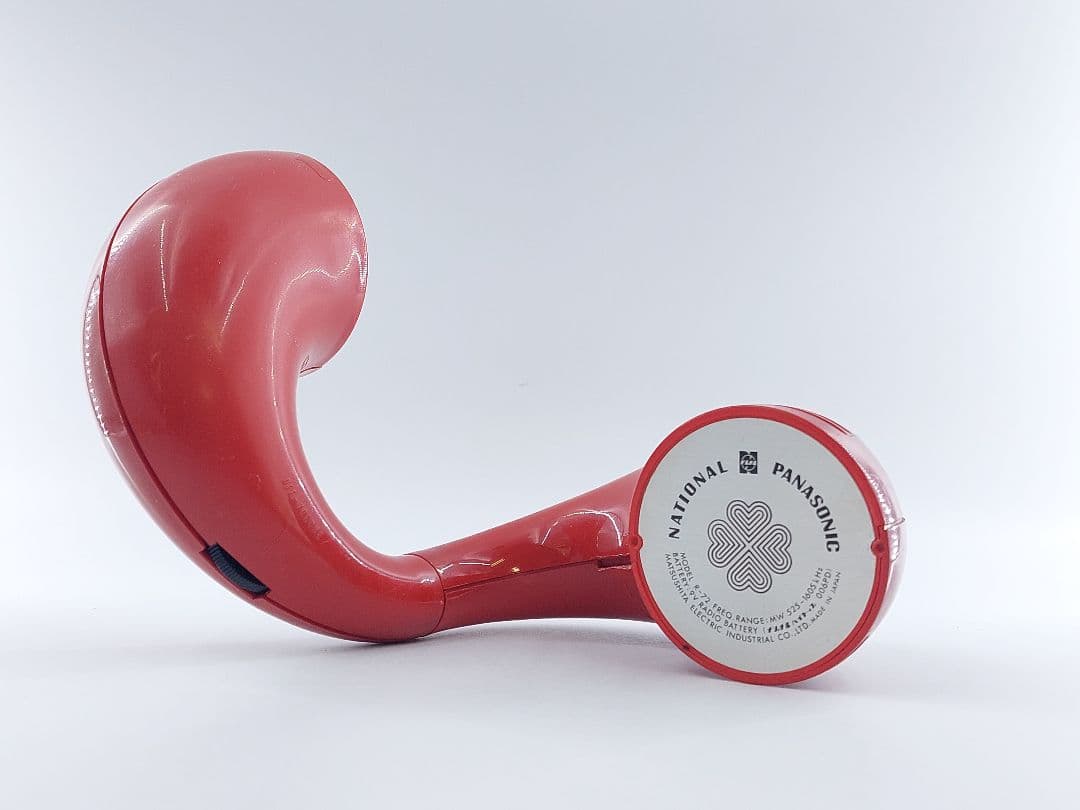 パナペットクルン ナショナル パナソニック R-72 ラジオ 赤色 レトロ