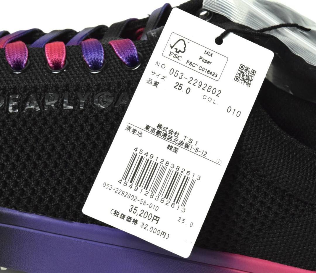 未使用3.5万 パーリーゲイツ ゴルフシューズ 25 ニコちゃん レディース