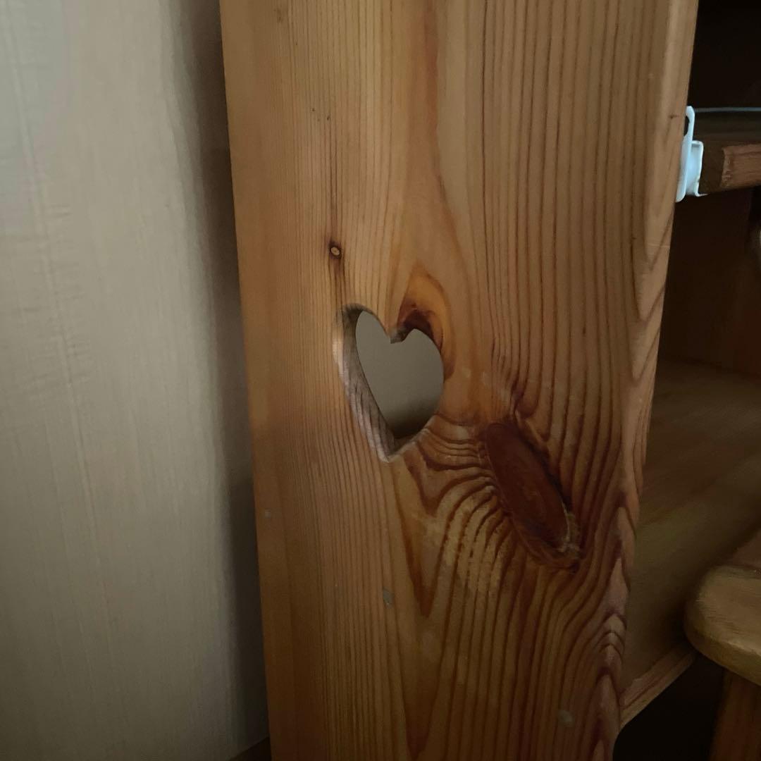 アメリカンカントリー　カントリーデスク　パソコンデスク　キャスター付き