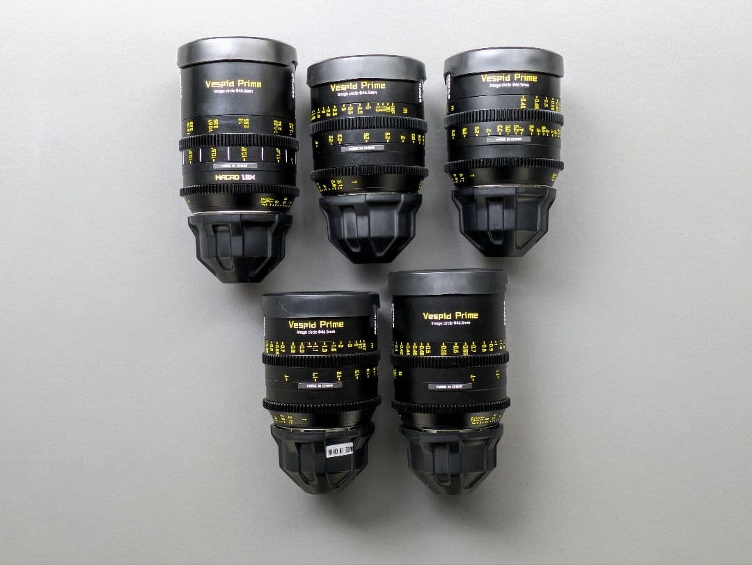 DZOFILM Vespid Prime Lens 5本 set PLマウント