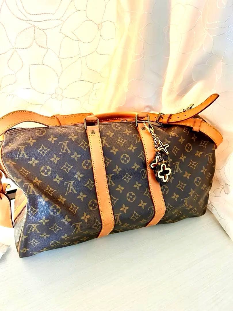 Louis Vuitton ボストンバッグ モノグラムチャーム付き
