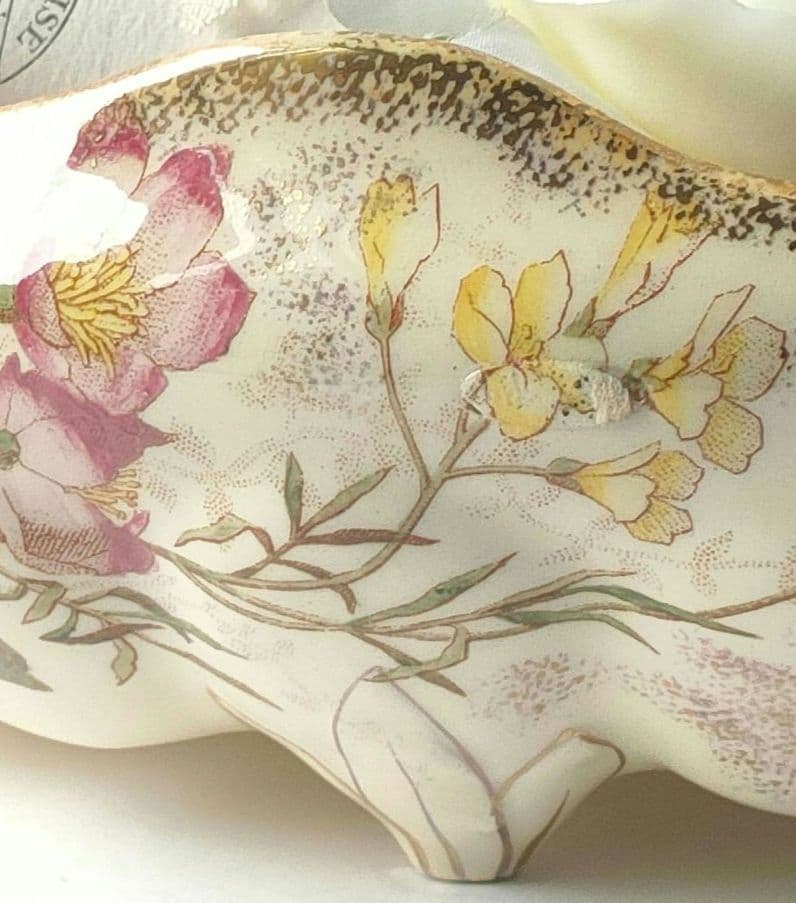 希少　美品　リュネビル　花器　　ソーシエール　フランスアンティーク