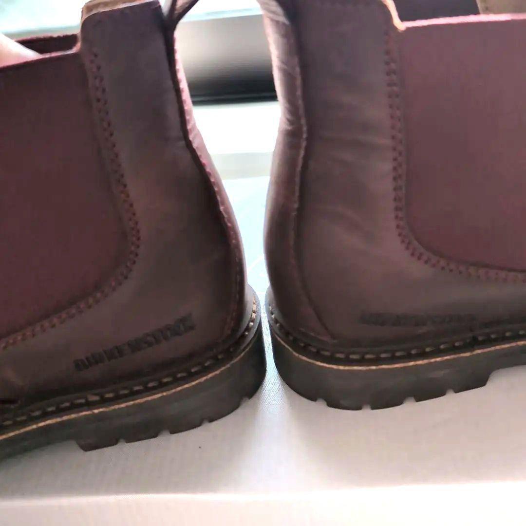 新品同様 BIRKENSTOCK スタロン サイドゴアブーツ バーガンディ 23
