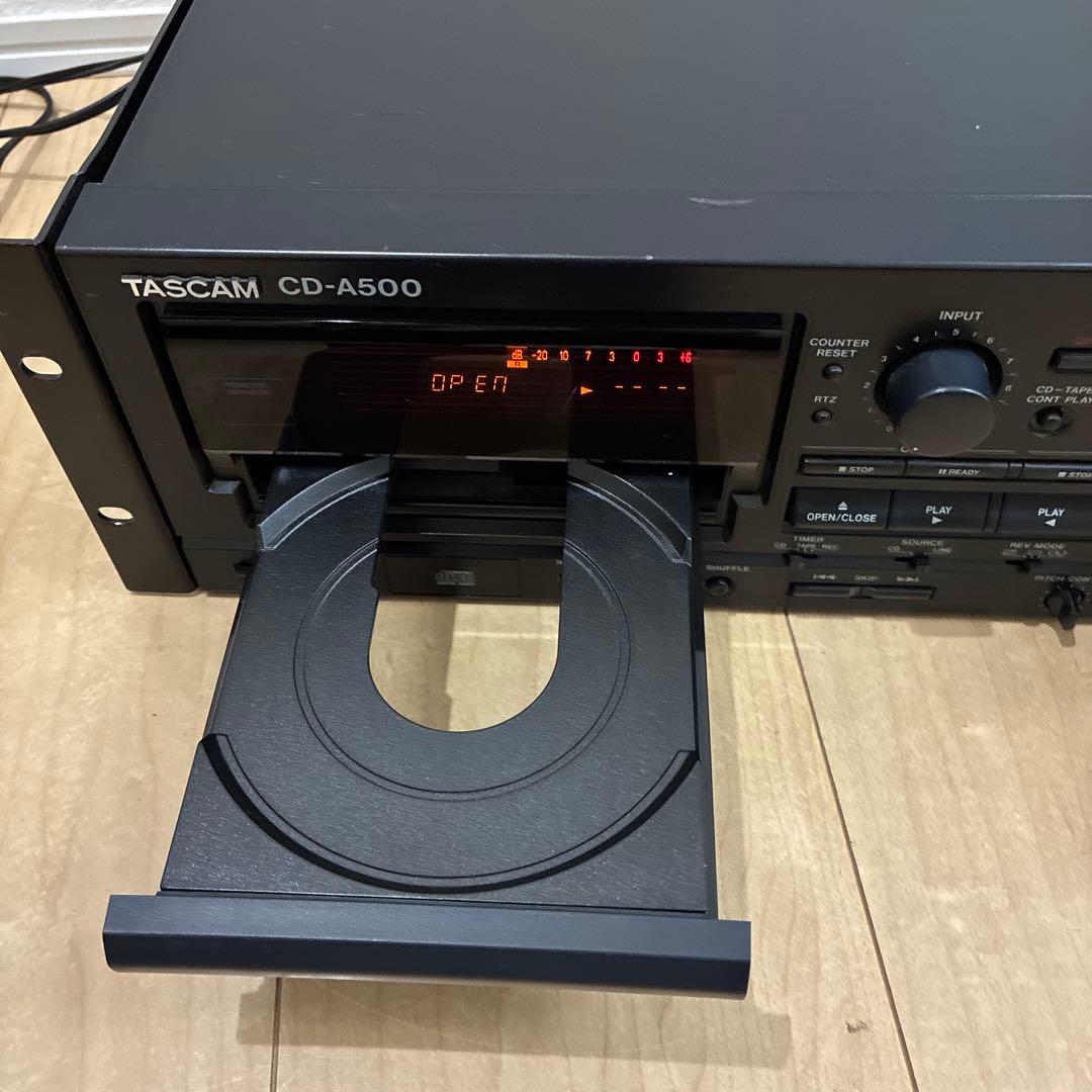 希少　動作品！TASCAM CD カセットデッキ　CD-A500