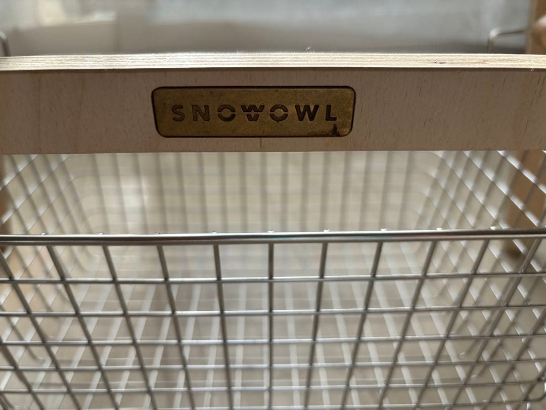 ワイヤーバスケットウッドシェルフ　wood