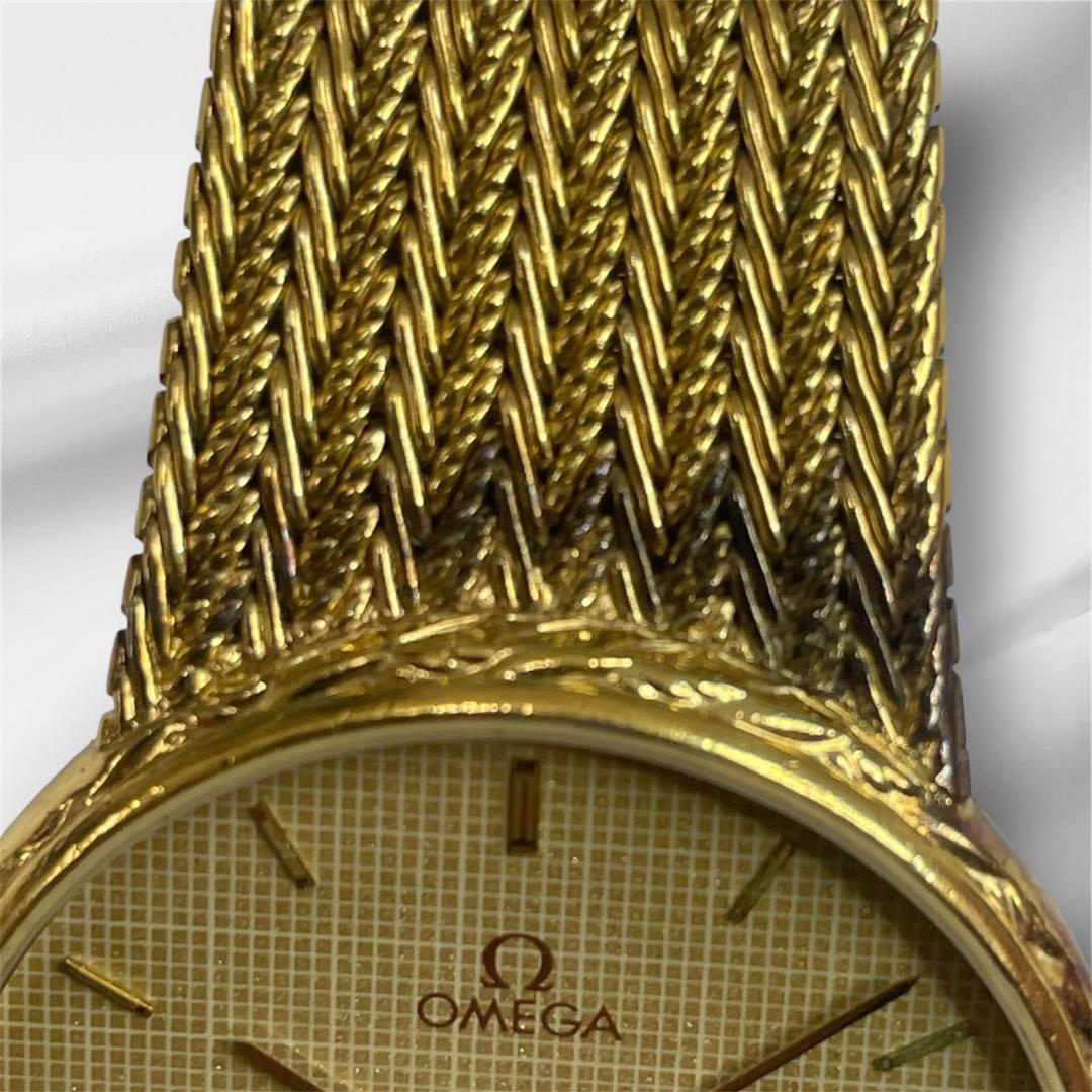 【ジャンク品】OMEGA Deville ゴールド　リューズ不良