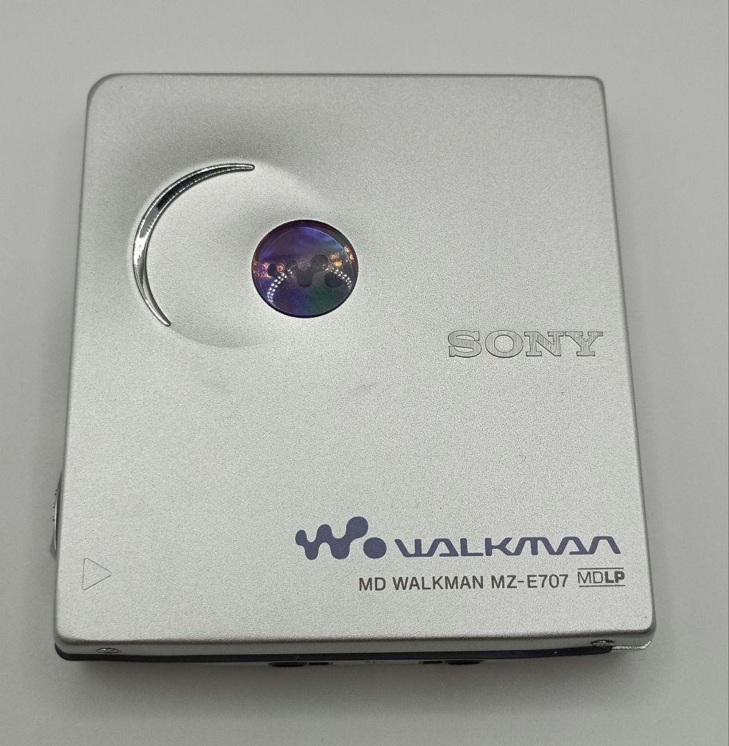 【動作品】SONY ポータブル MDウォークマン MZ-E707