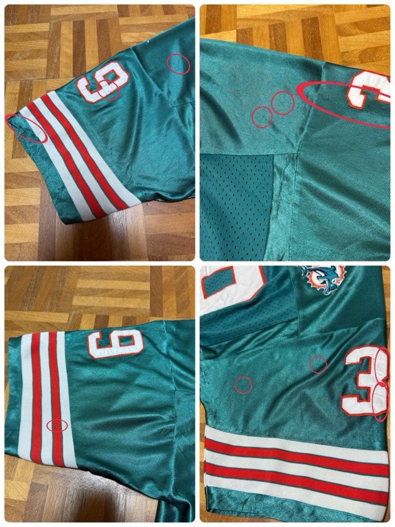 Mitchell&Ness NFLドルフィンズ #39 ゲームシャツ S21