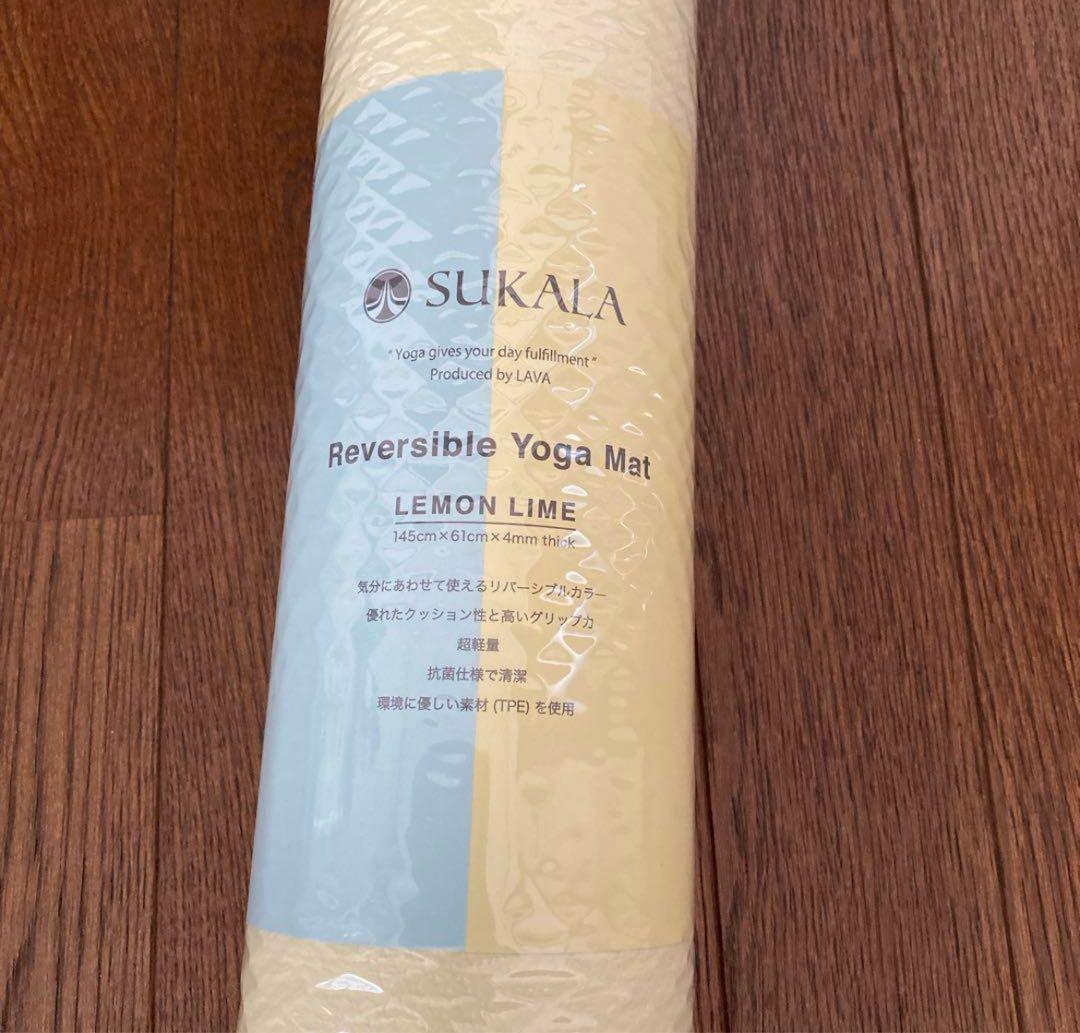【新品・未使用】SUKALA リバーシブルヨガマット 、オリジナル多目的バント