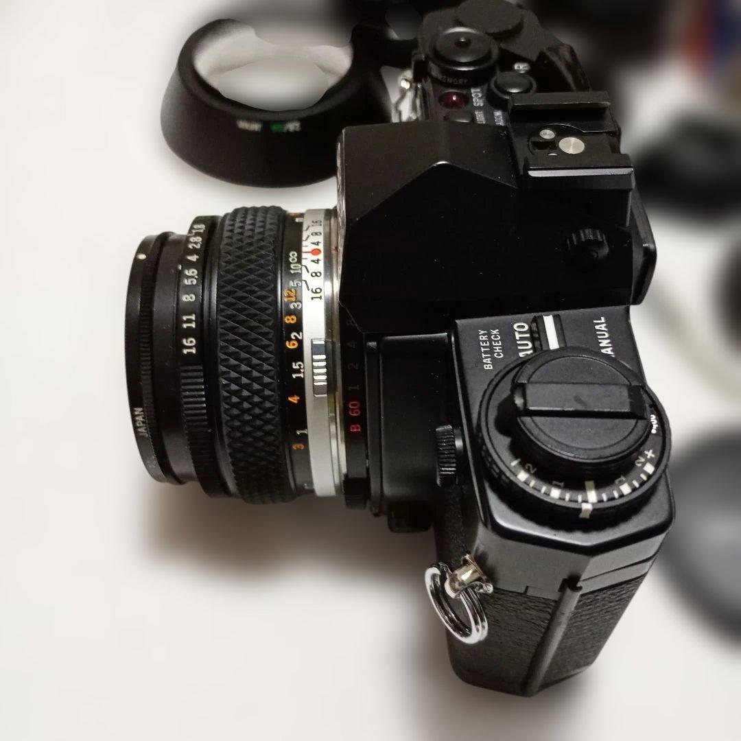 フィルムカメラ Olympus OM-4+ Auto- 50 f1.8+teleplus MC7