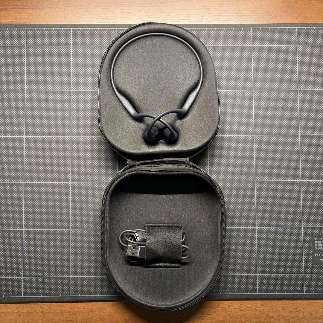 SHOKZ Open Run Pro 骨伝導イヤホン ブラック