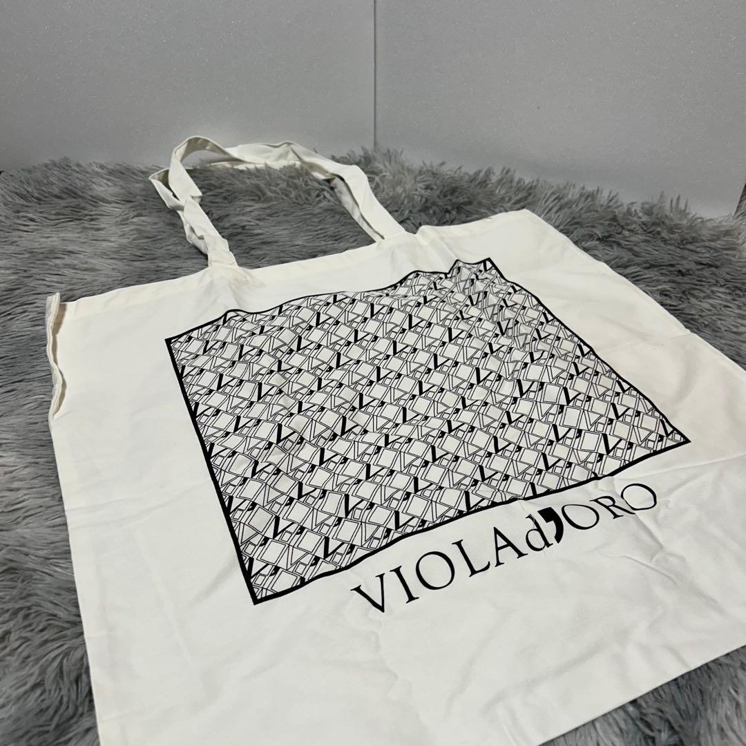 【未使用】VIOLAd’ORO MIRO かごバッグ レザー×ラタン