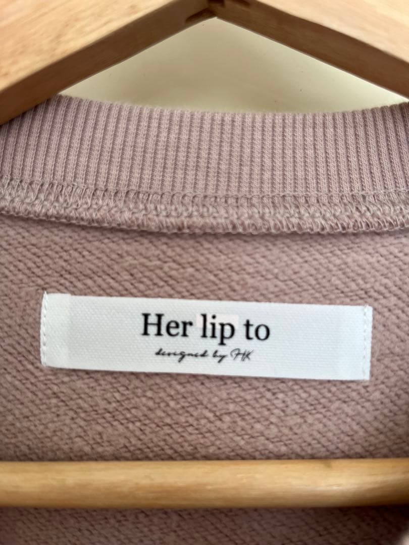 Herlipto★Cherish Oversized Sweatshirt