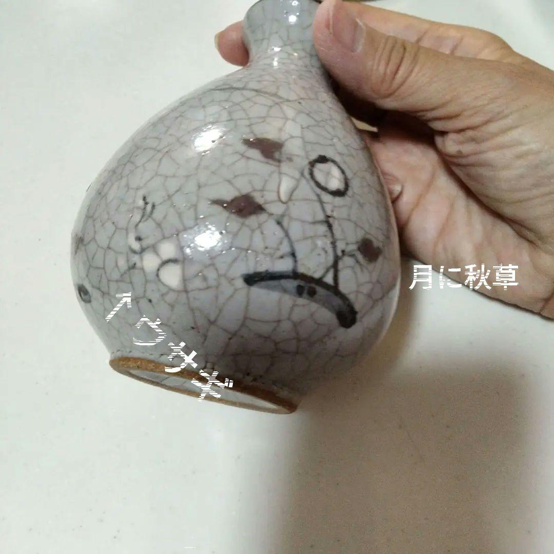 あかrin　秋のお茶碗二種　膳所　薩摩、 月ウサギ花入＋八寸名古屋