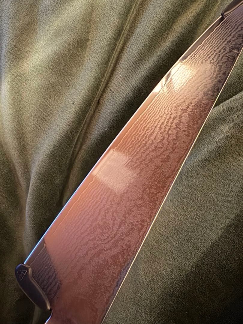 包丁 兼常作 33層ダマスカス鋼VG-10 牛刀210mm