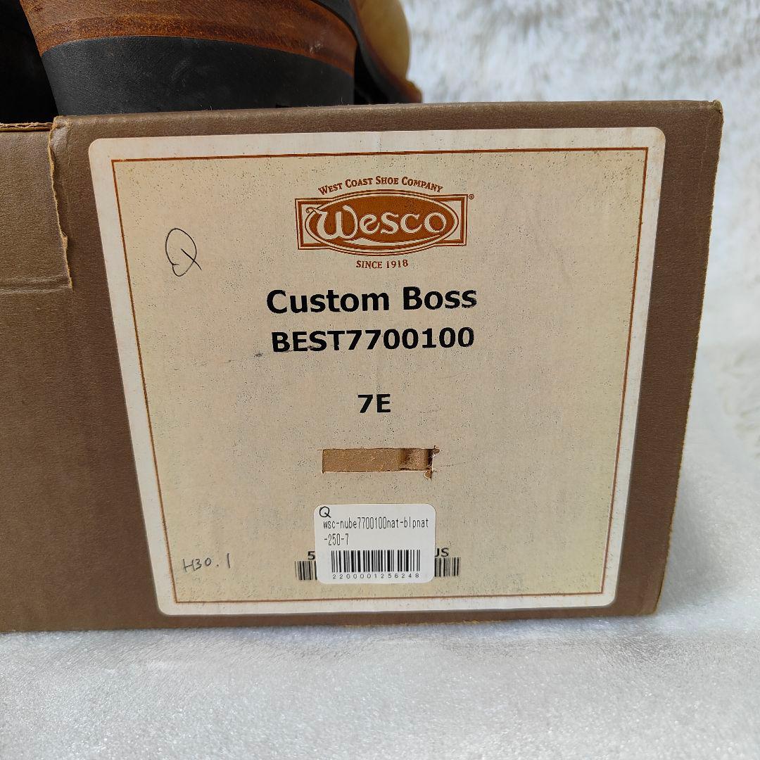 WESCO ウエスコ ボス スエード ブーツ BOSS　7E　25cm