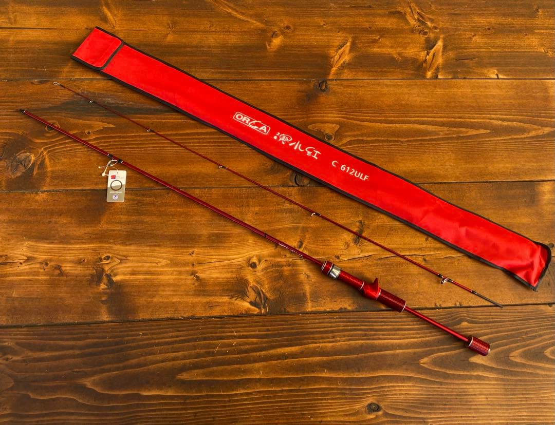 アジングセット　カーボンロッド　アジングロッド　612UL 6ft ベイトロッド