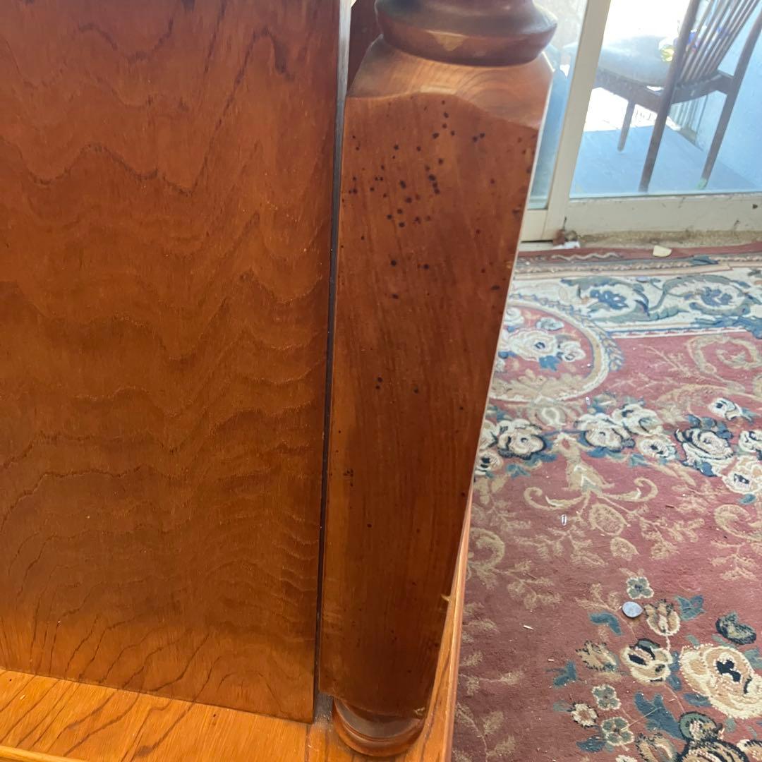 昭和レトロ 北城産業 大型 木製サイドボード 飾り棚 古家具 古道具 ビンテージ