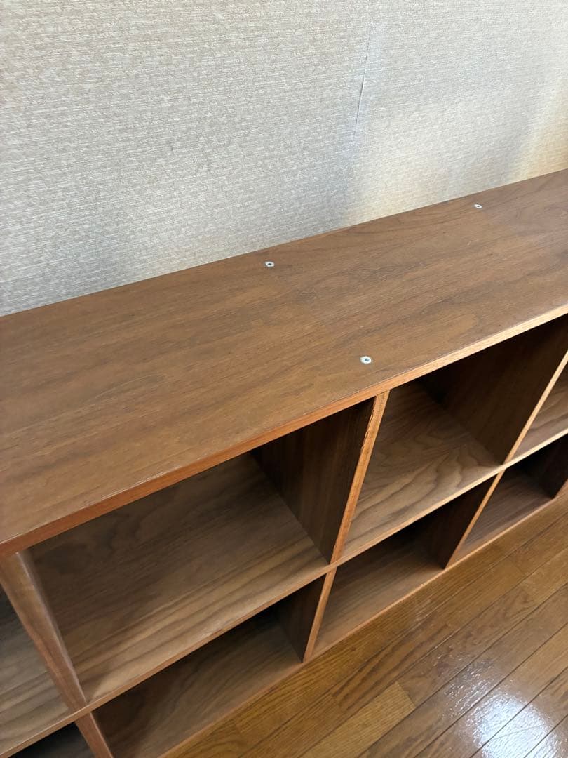 ■送料込■無印良品 スタッキングシェルフ 5×2 木製家具 棚 ラック収納