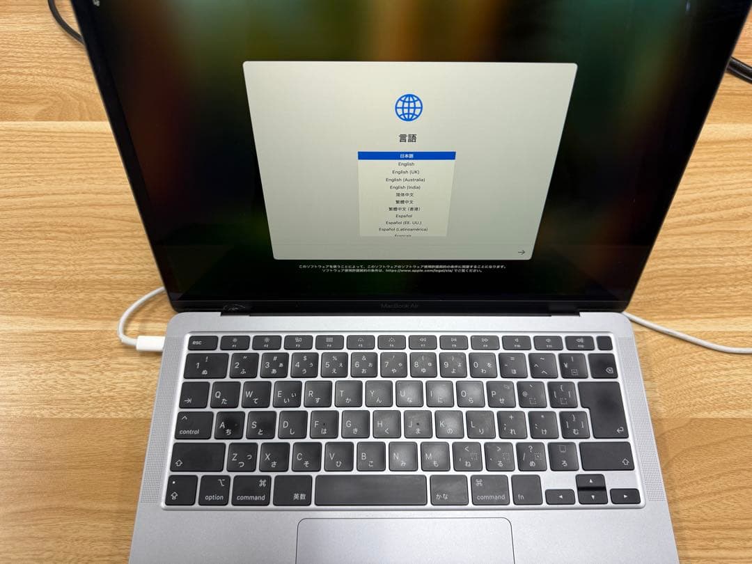 13インチMacBookAir メモリ16GB ストレージ1TB Core i7