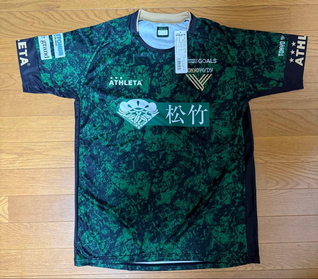 【新品タグ付】選手着用モデル 東京ヴェルディ プラクティスシャツ Ｌサイズ