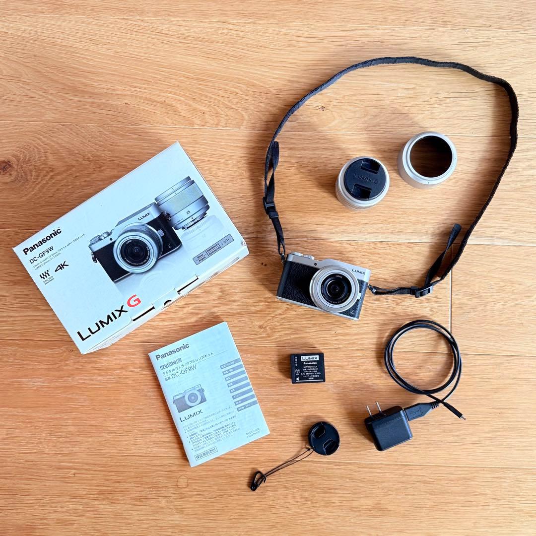 【起動確認済み】LUMIX DC-GF9W デジタル一眼カメラ ダブルレンズ