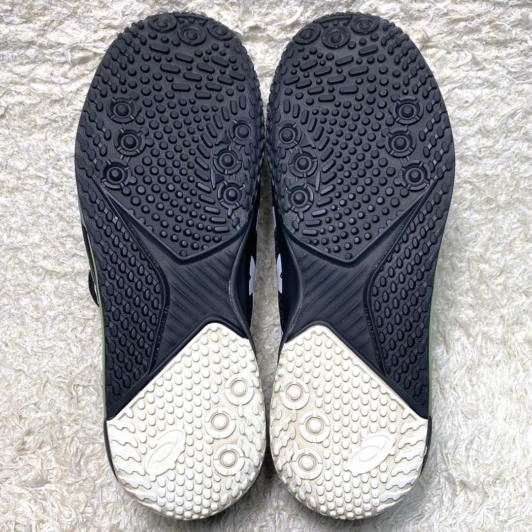 『美品』アシックス ゲルレゾリューション 8 OC テニスシューズ　ブラック