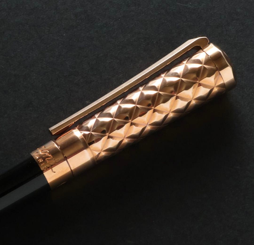 3696デュポン◆ボールペン◆リベルテ定価81,400円ブラック＆ピンクゴールド