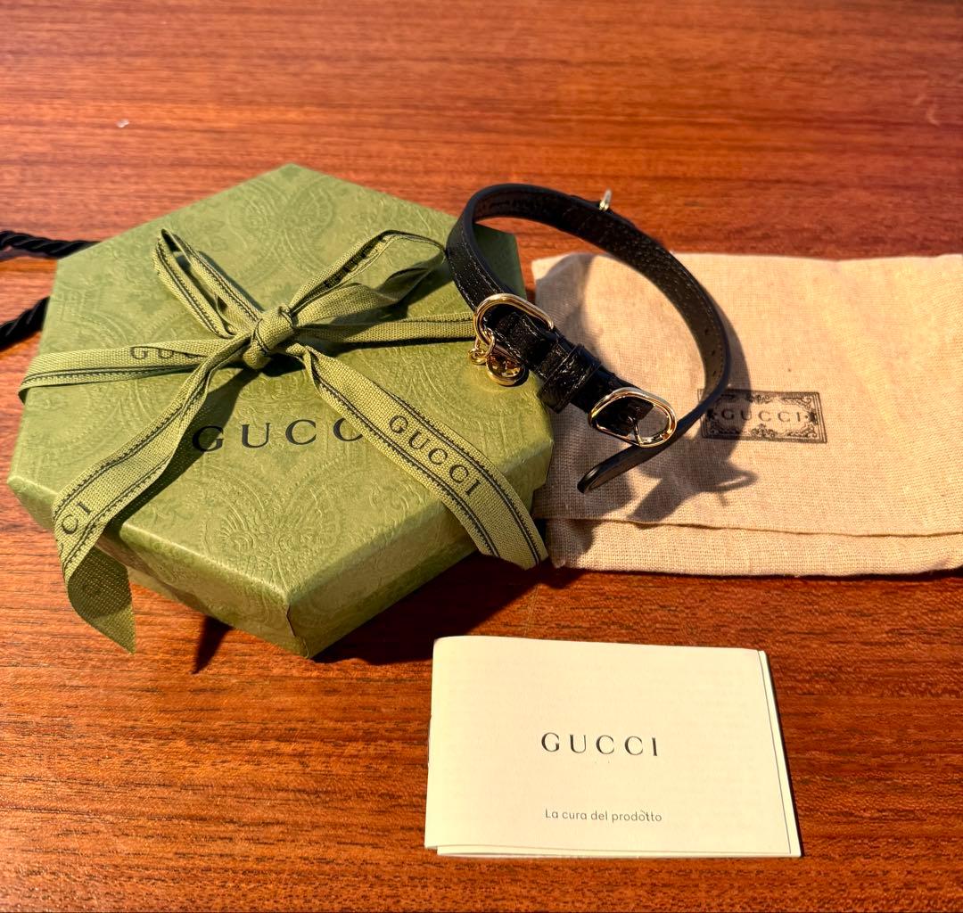 GUCCI 小型犬用首輪 ブラック